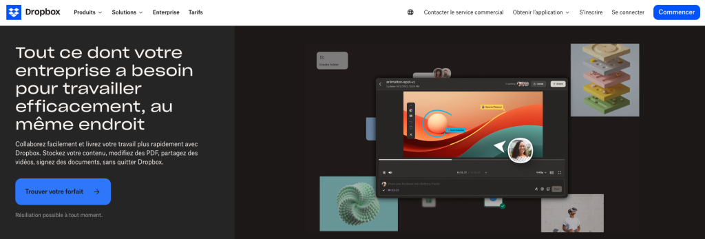 Dropbox alternative à SharePoint