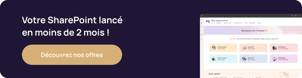 Créez votre design SharePoint et lancez votre intranet en 2 mois avec l'agence SharePoint Maecia