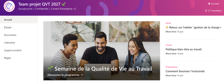 SharePoint de collaboration
